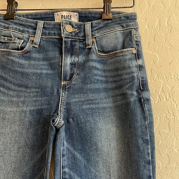 Paige Verdugo Ankle Raw Hem Woman’s Jeans Size 26 - Picture 14 of 16